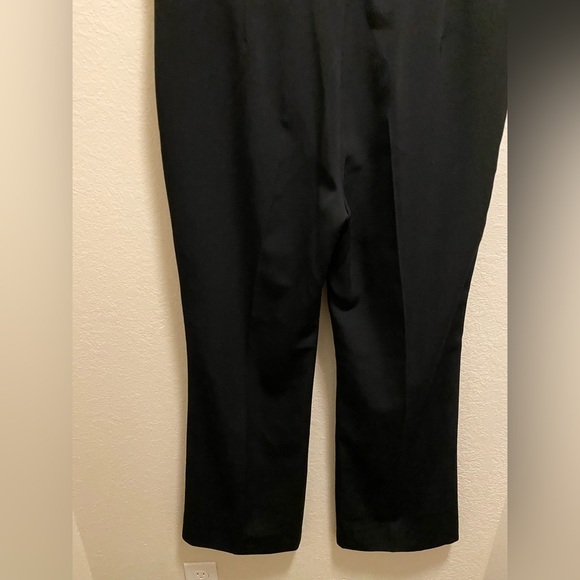 Stella McCartney Black Cropped Wool Crepe Flared Dress Pants Size 42 (US 10) - Picture 10 of 10